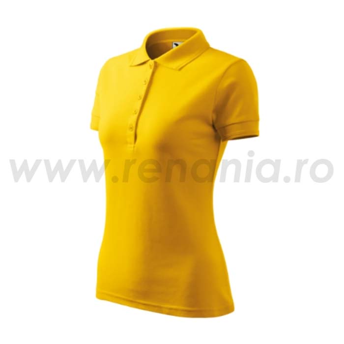 tricou-polo-dama-albastru-pique-malfini