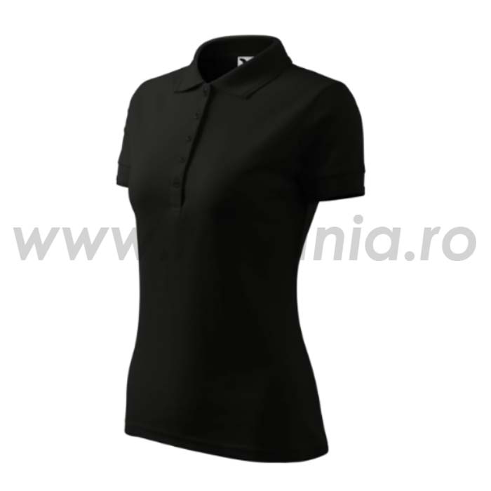 tricou-polo-dama-albastru-pique-malfini