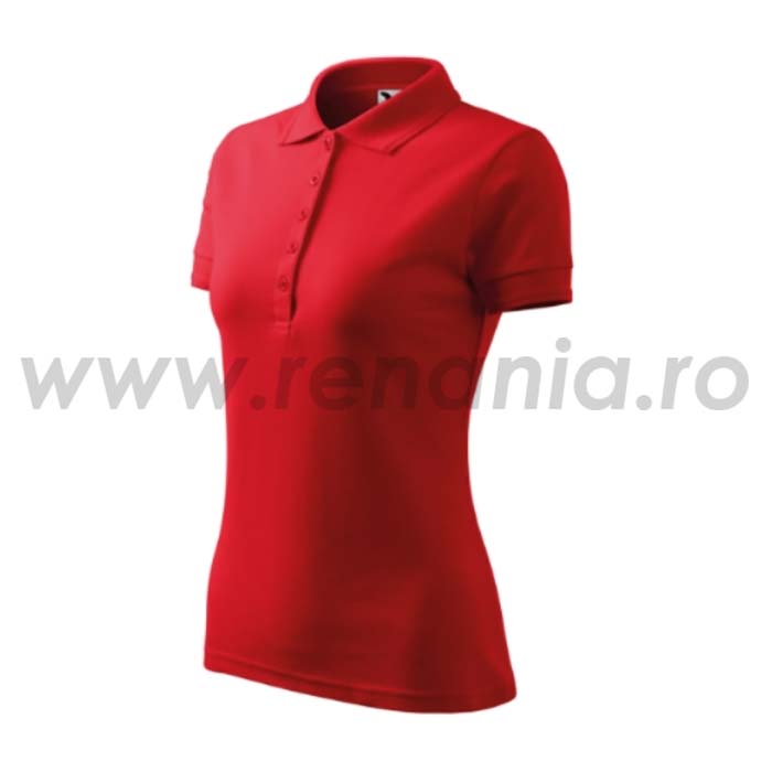 tricou-polo-dama-albastru-pique-malfini